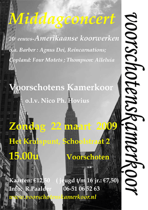voorjaarsconcert 2009